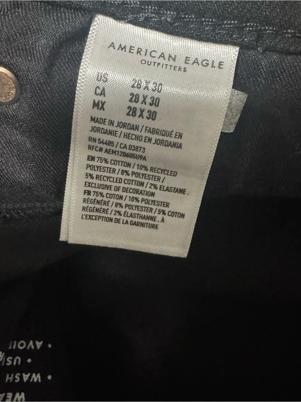 American Eagle Outfitters black skinny